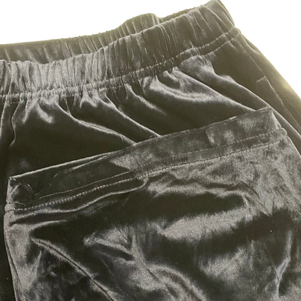 Vintage Kelly Scott Blue Velour Sweatpants Women XL Wide Leg‎ Y2k 90s